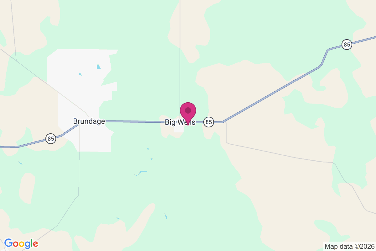 Big Wells map