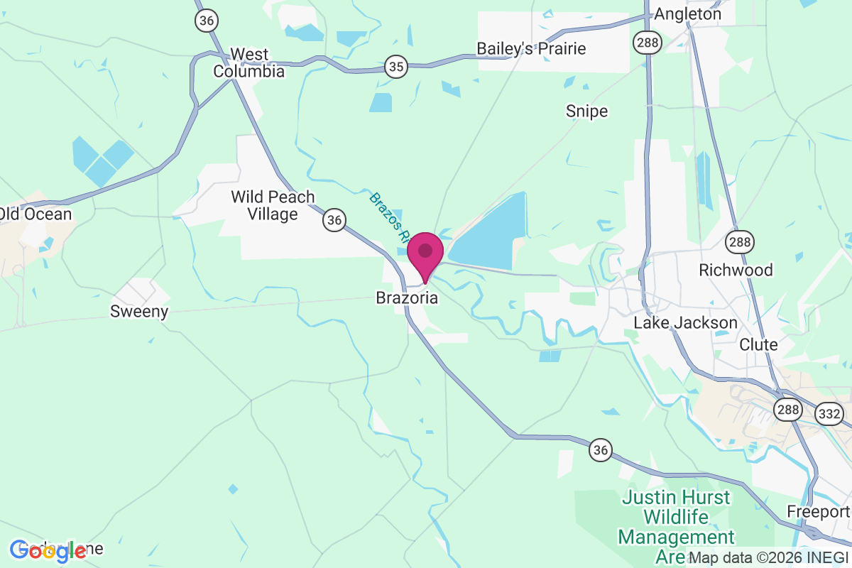 Old Brazoria map