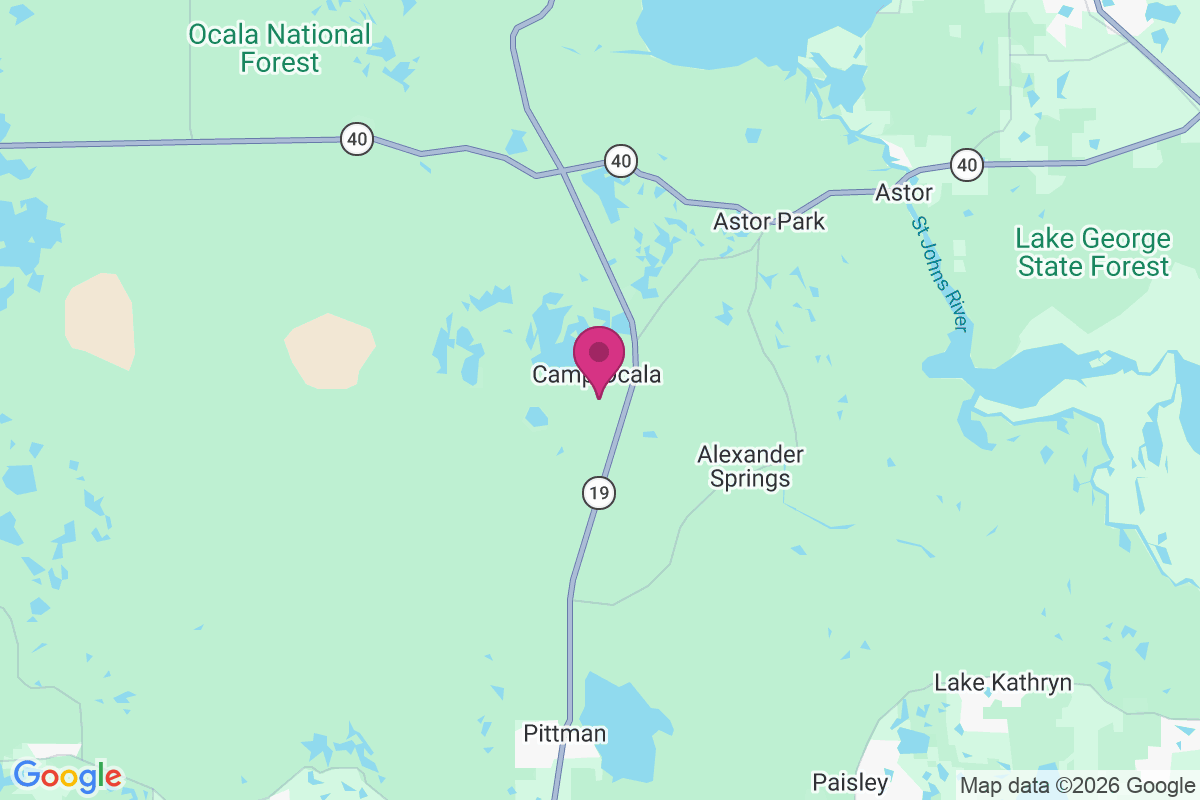 Camp Ocala map