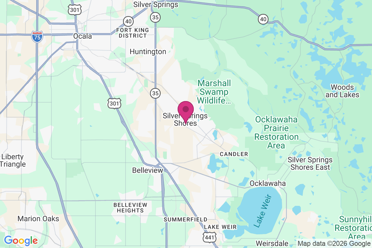 Silver Springs Shores map