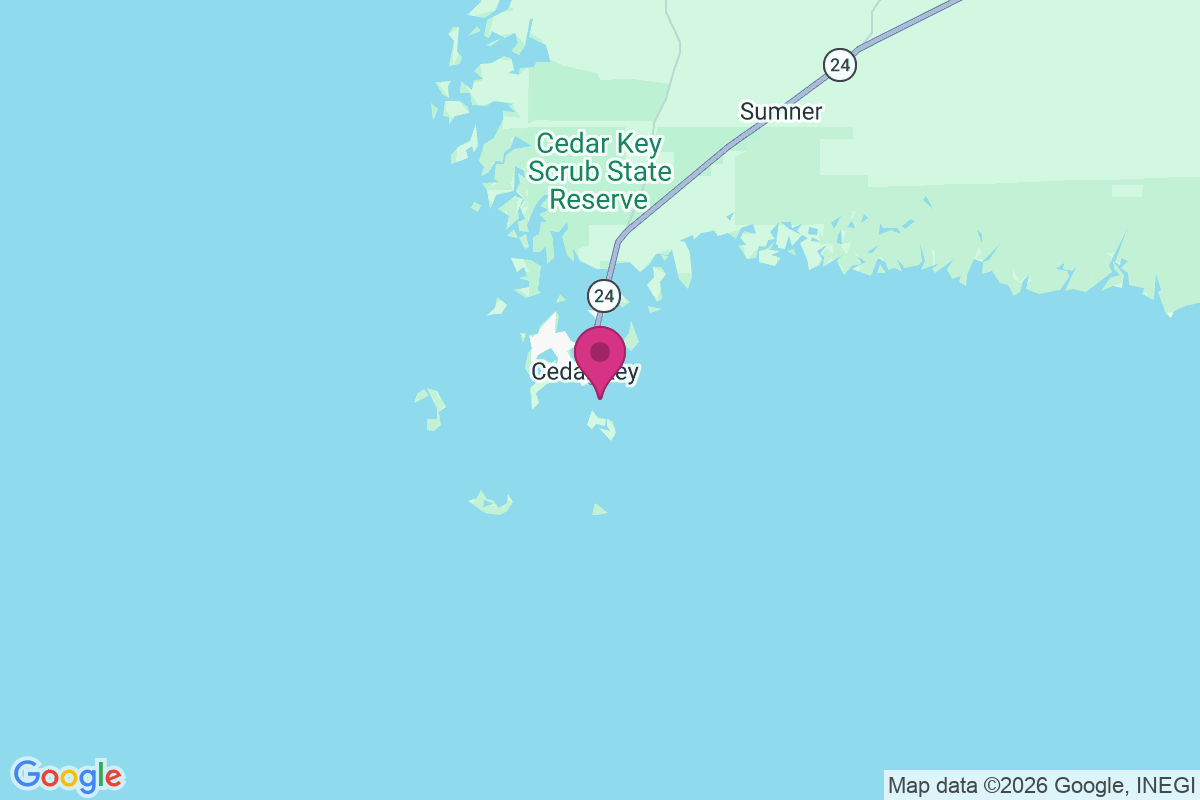 Cedar Key map