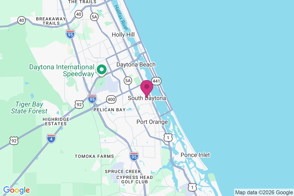 South Daytona map