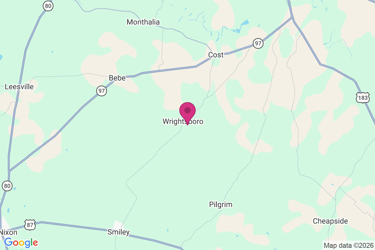 Wrightsboro map