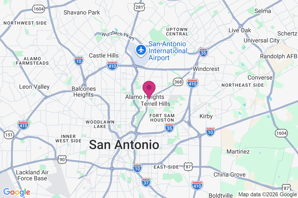 Alamo Heights map