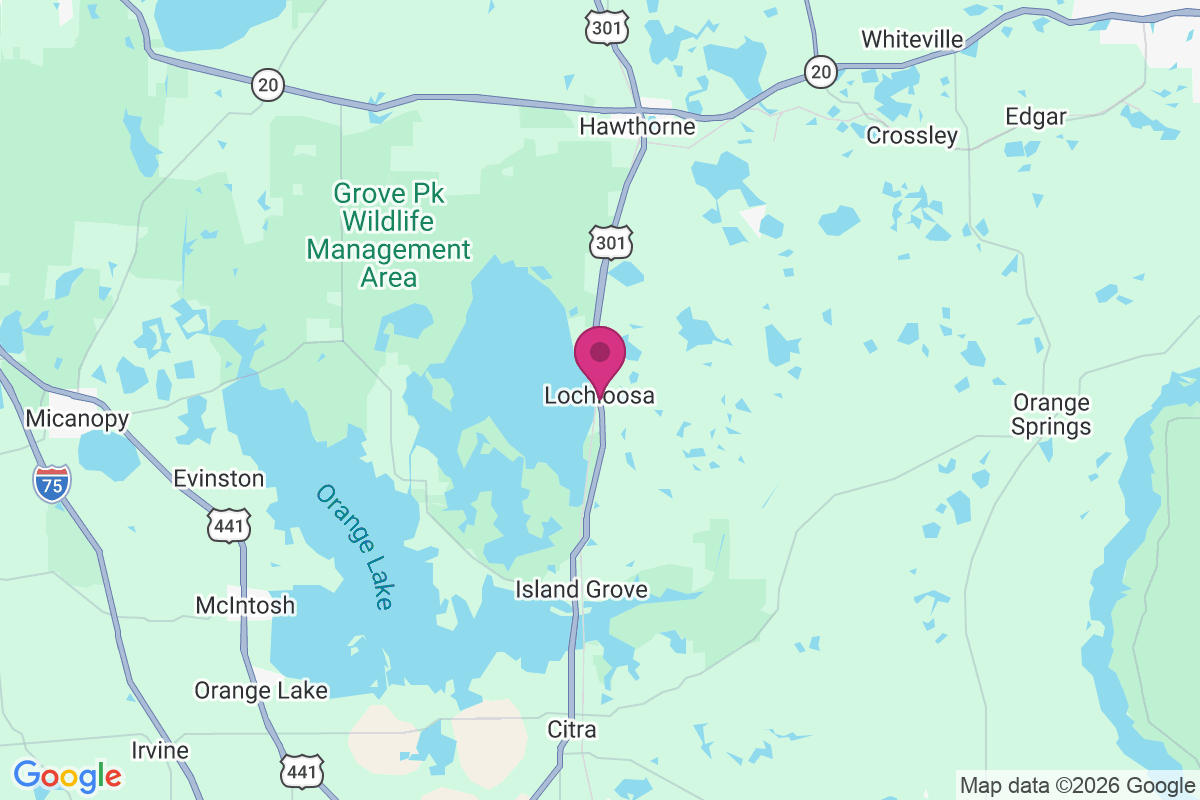 Lochloosa map