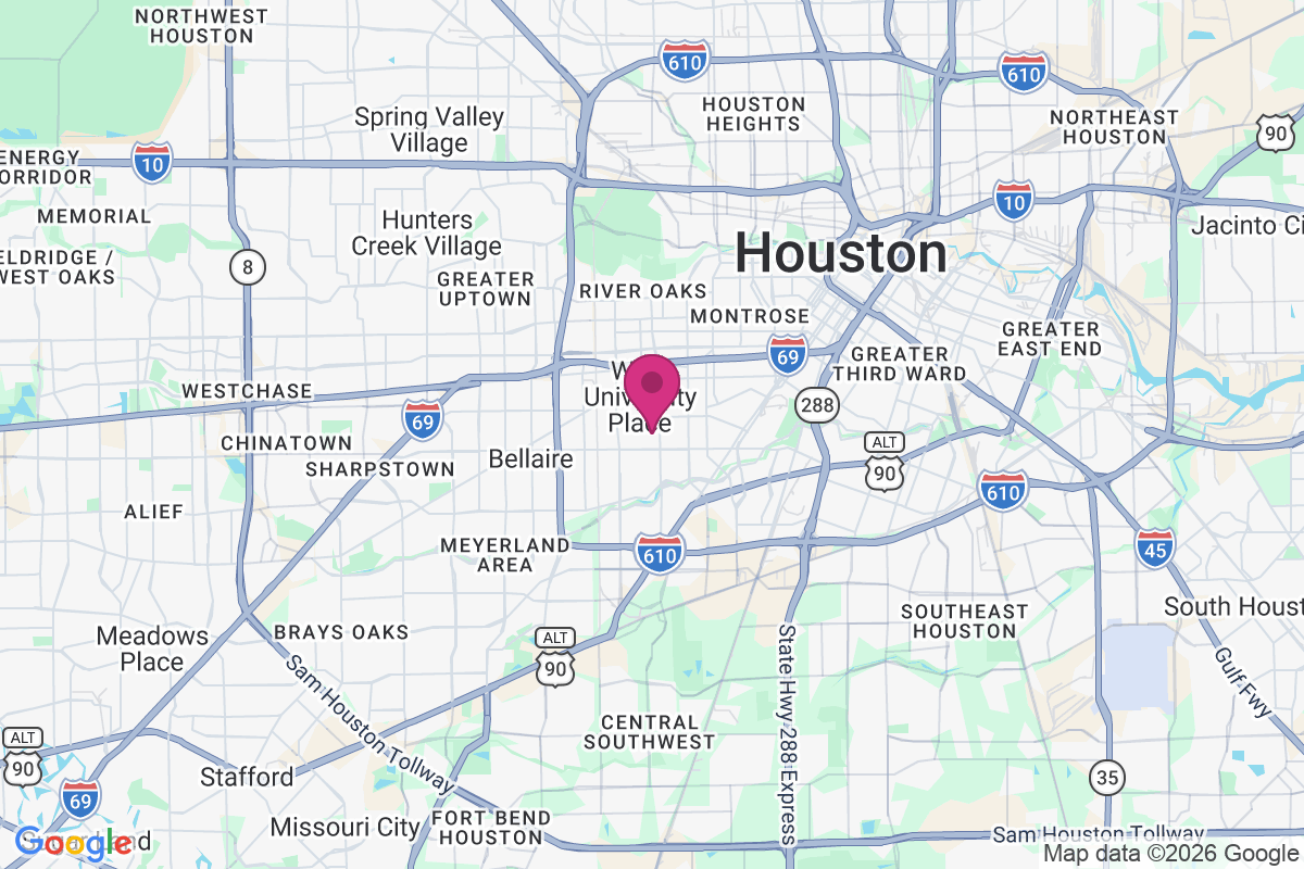 West University Place map