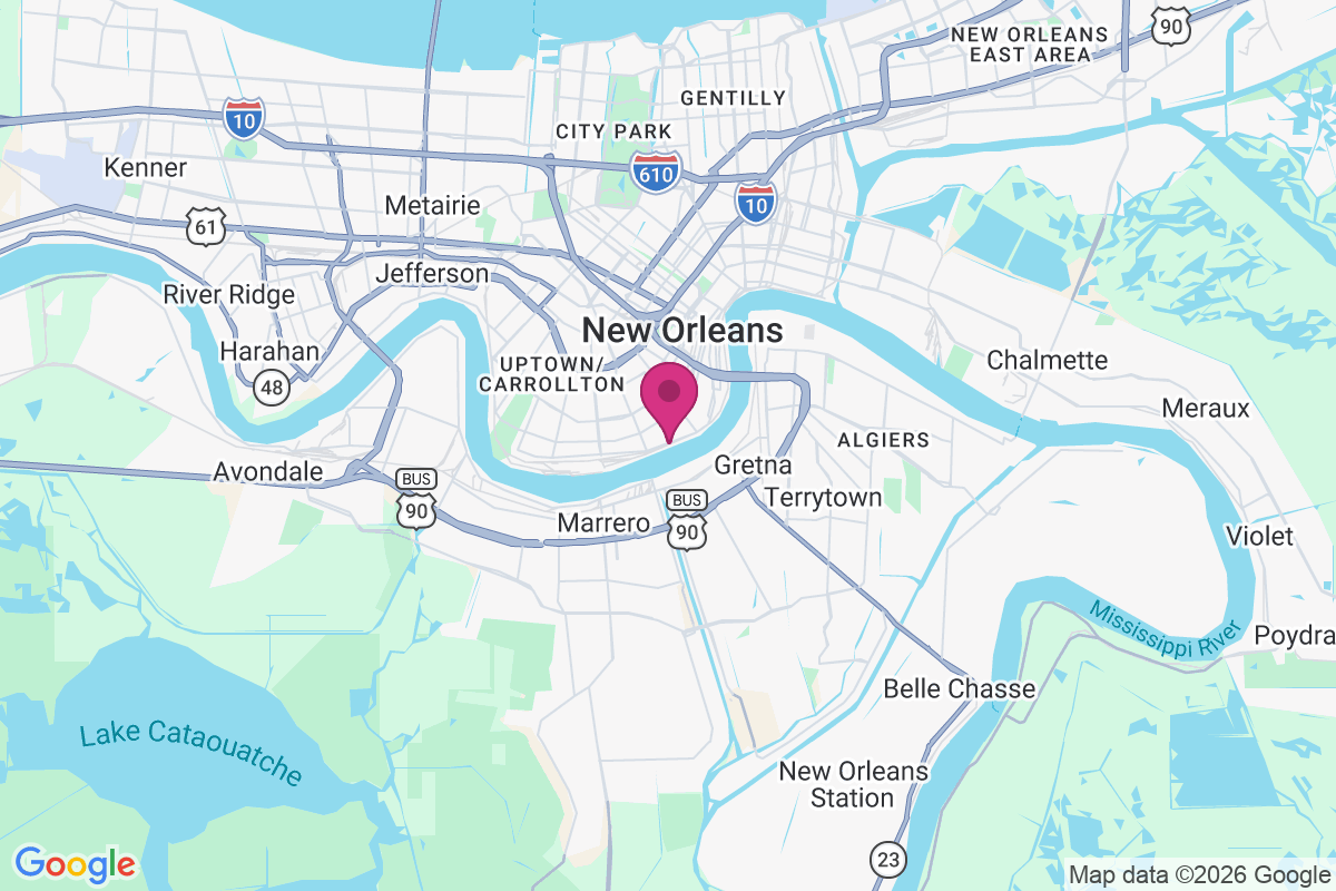 Garden District map