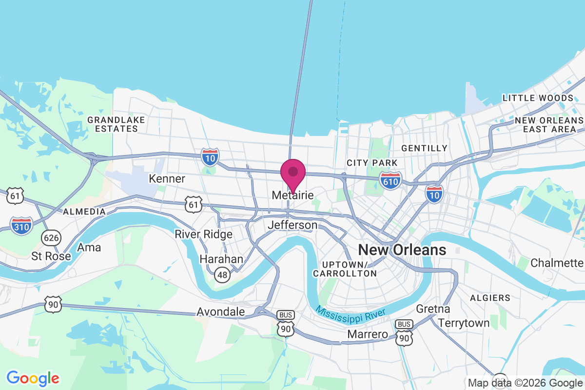 Metairie map