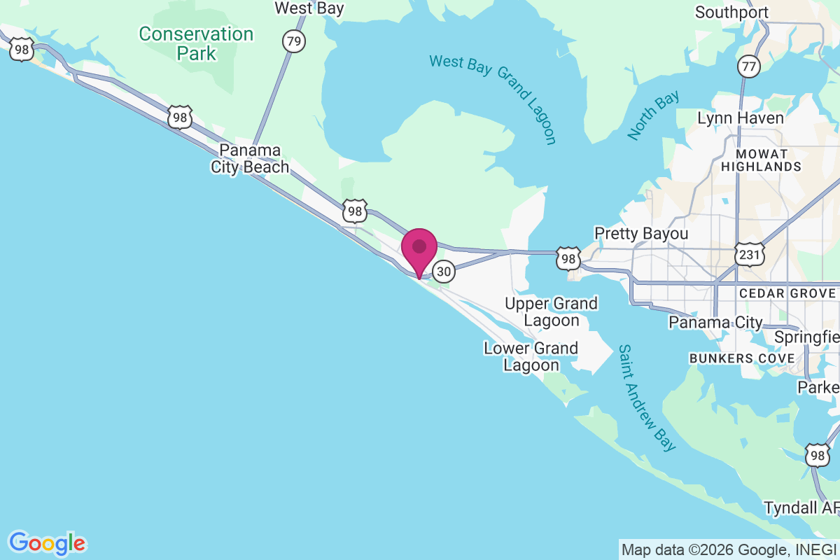 Panama City Beach map