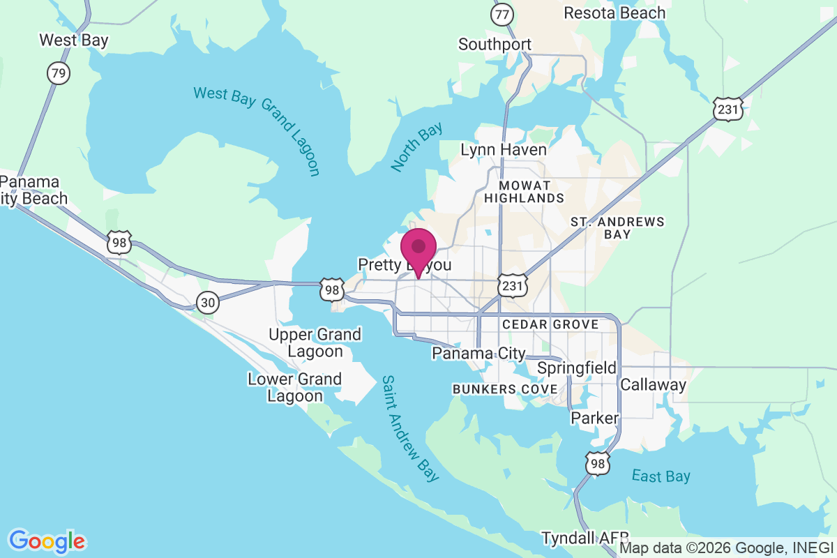 Pretty Bayou map
