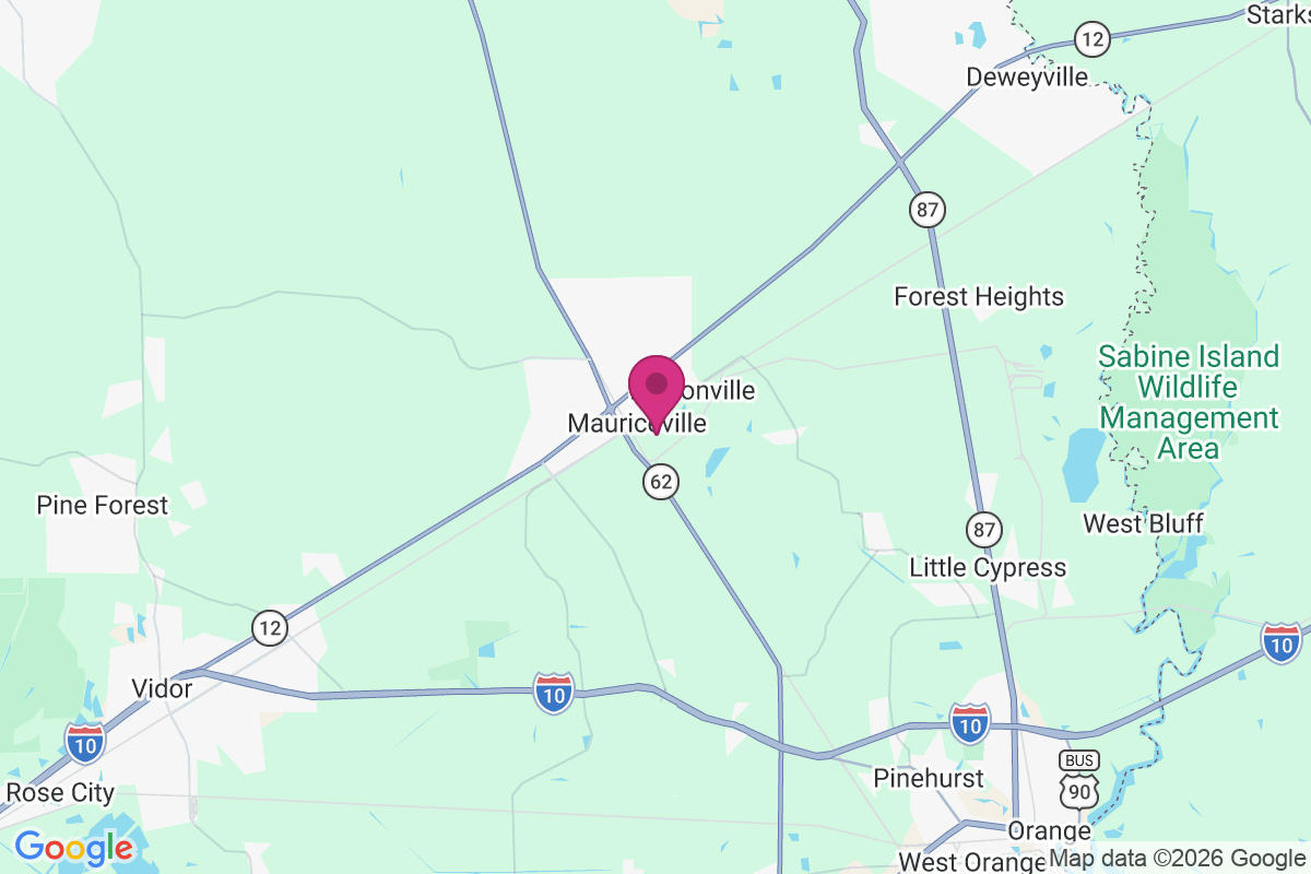Mauriceville map