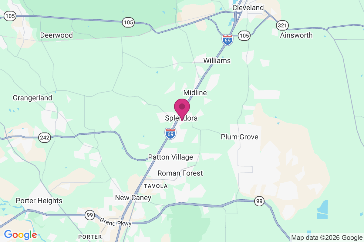 Splendora map