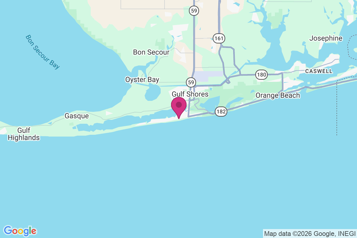 Gulf Shores map