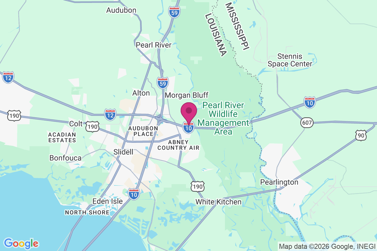 Gum Bayou Landing map