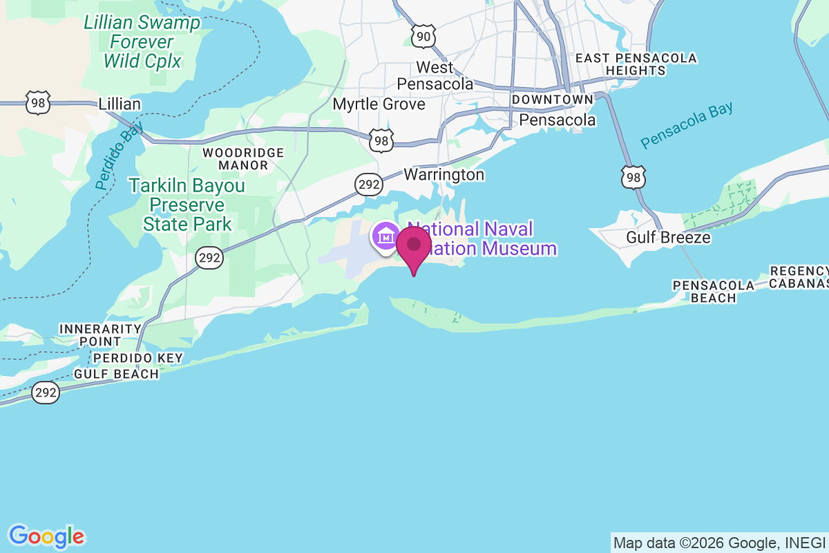 Fort Barrancas map