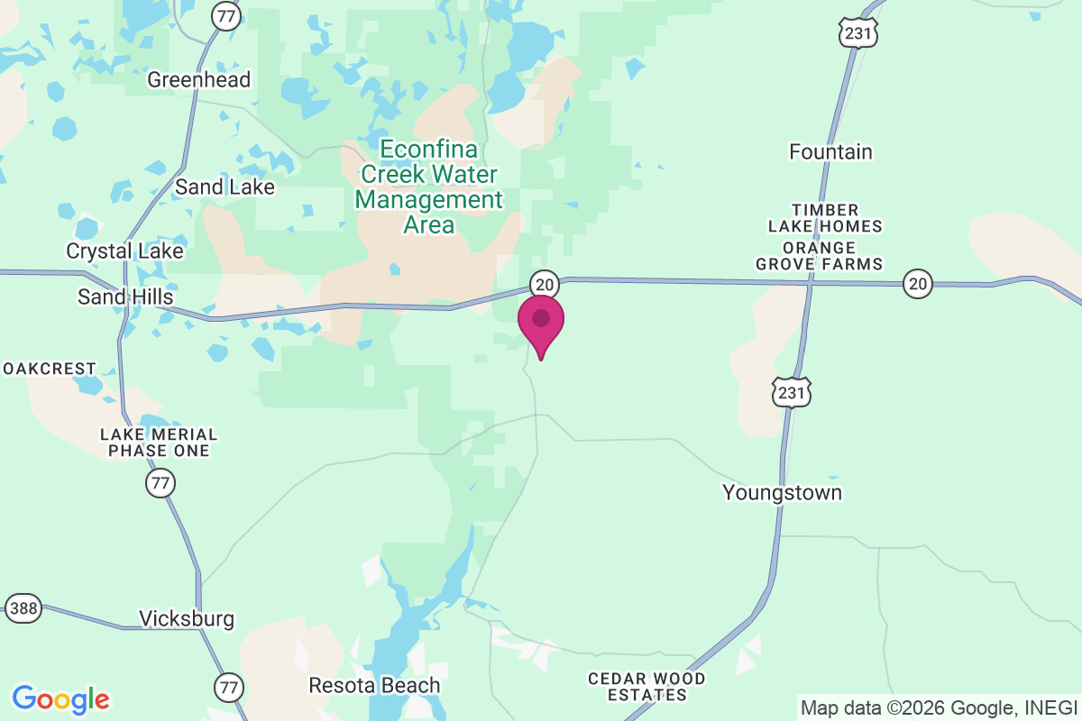 Econfina map