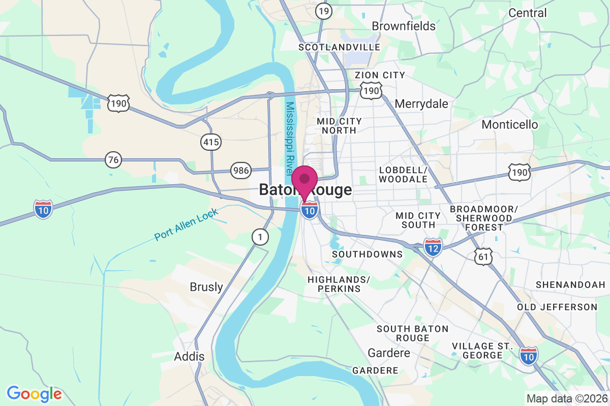 Baton Rouge map
