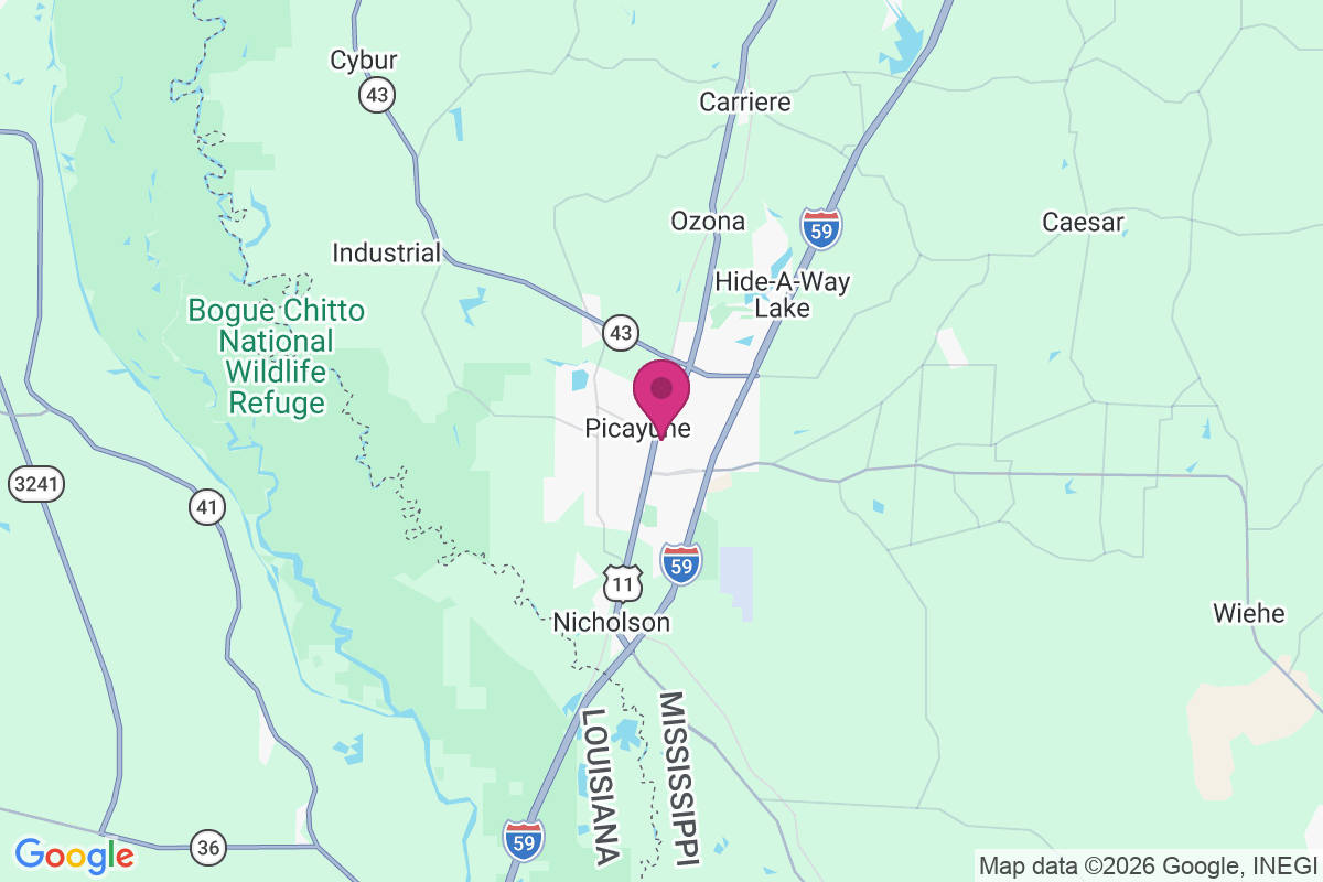 Picayune map