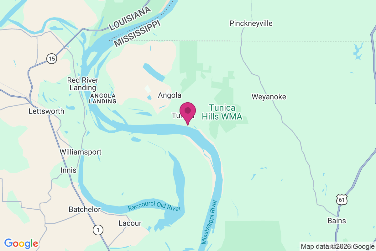 Tunica Landing map