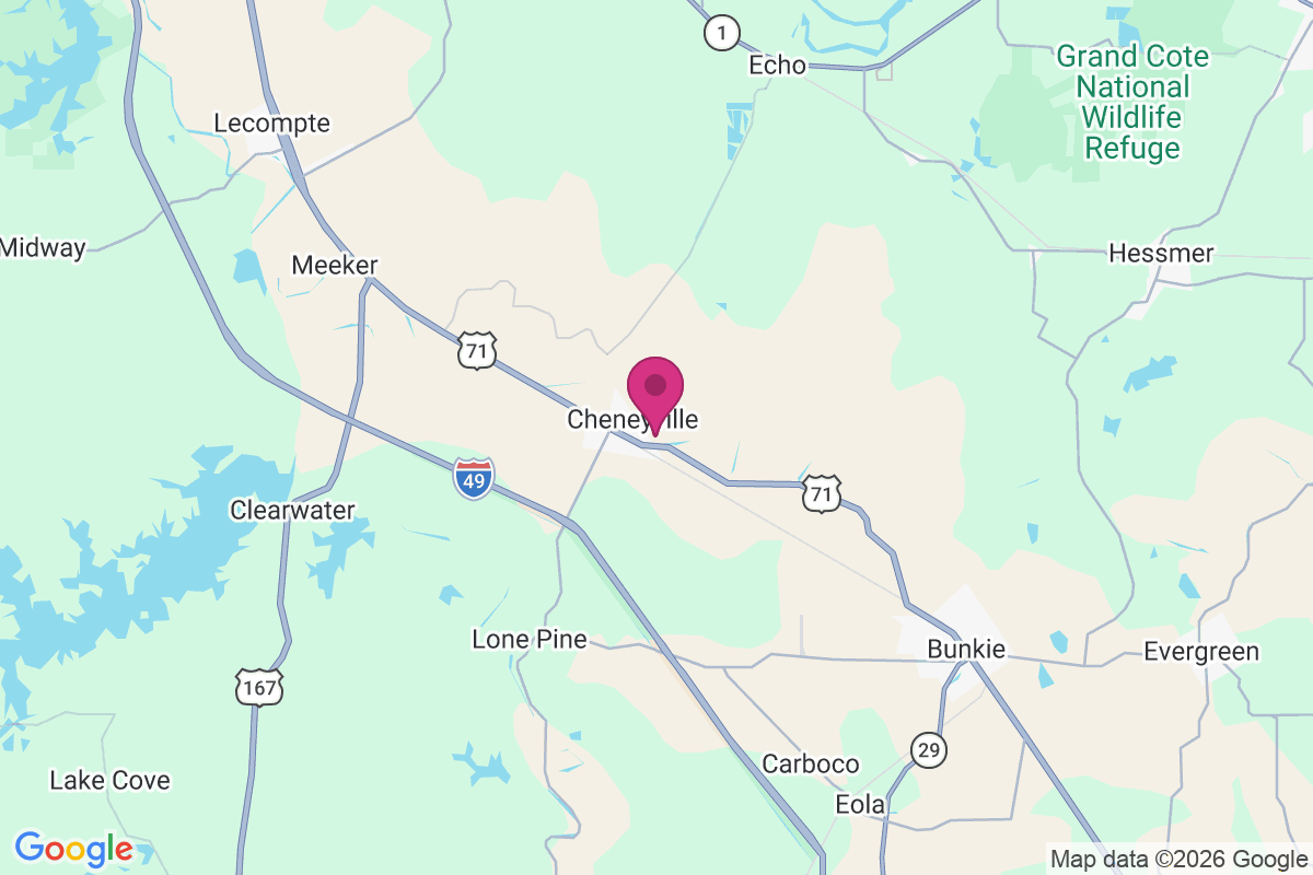 Cheneyville map