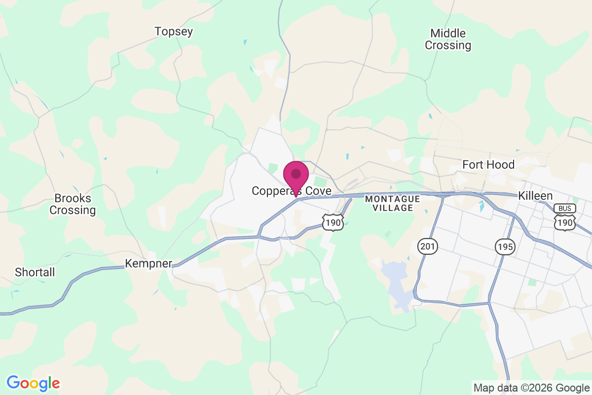 Copperas Cove map