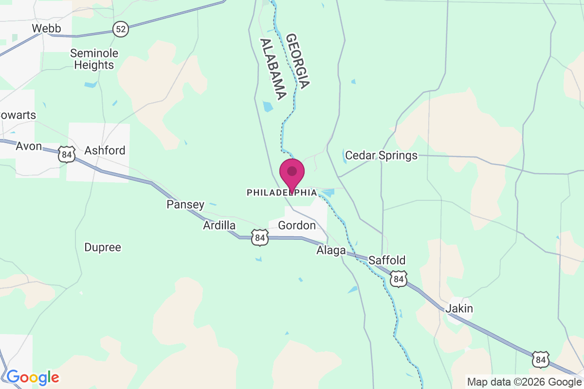 Upper Gordon Landing map