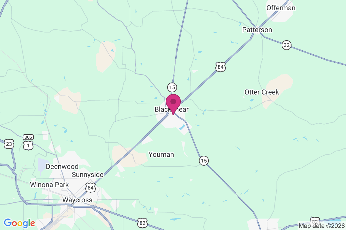 Blackshear map