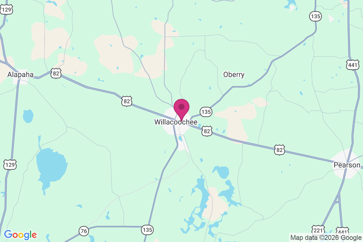Willacoochee map