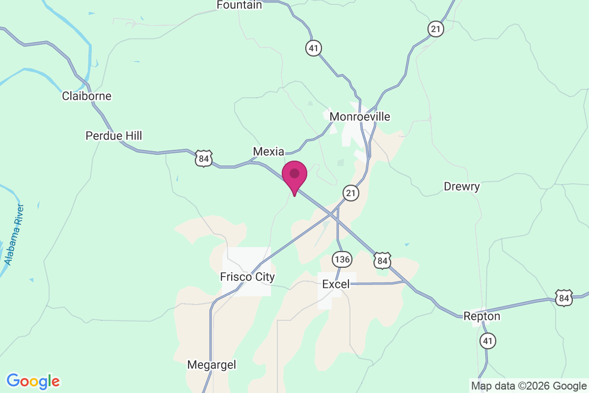 Mexia Crossing map