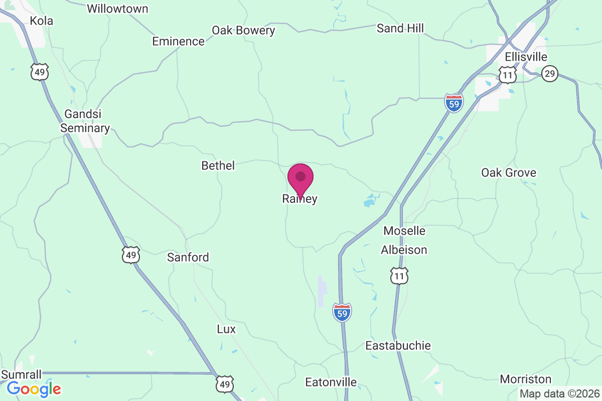 Rainey map
