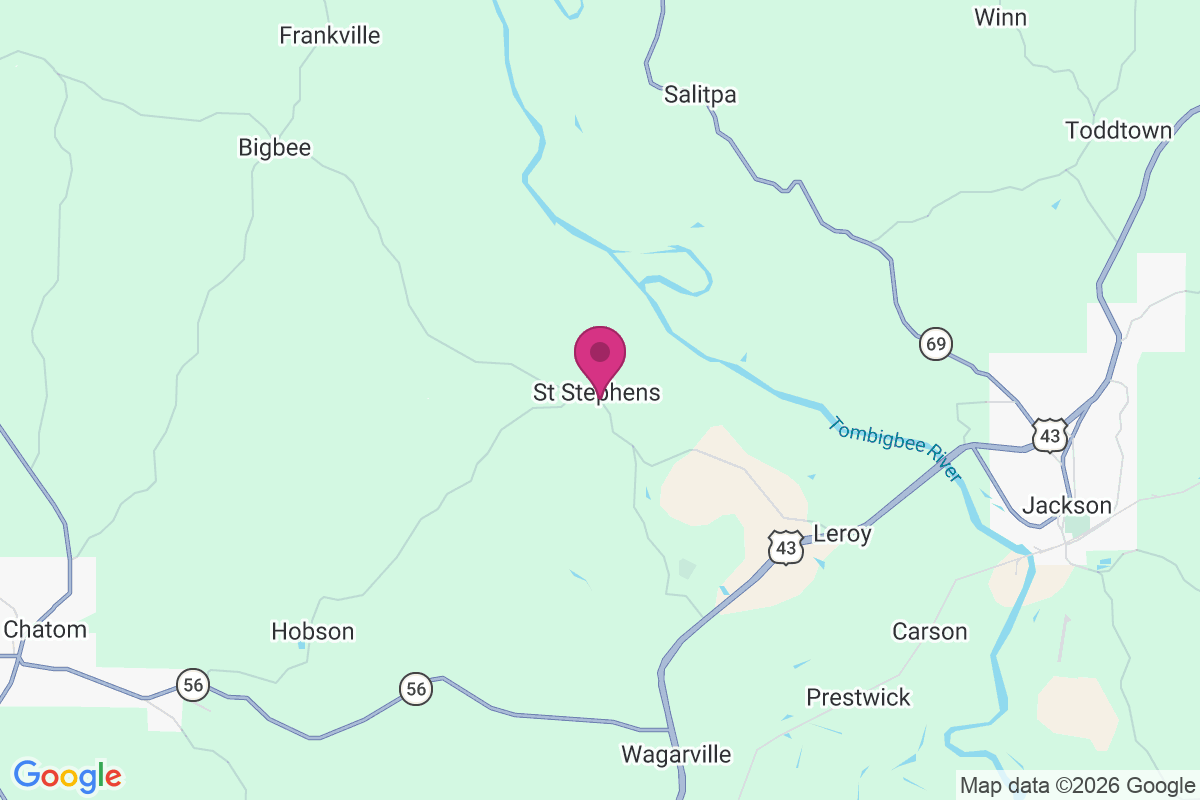 Saint Stephens map