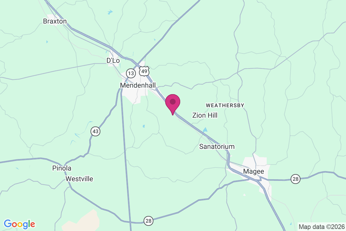 Weathersby map