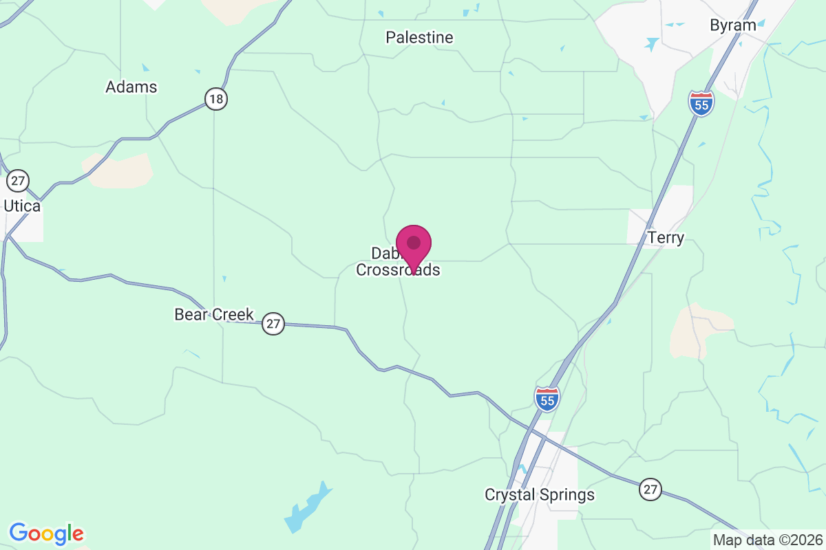 Dabney Crossroads map