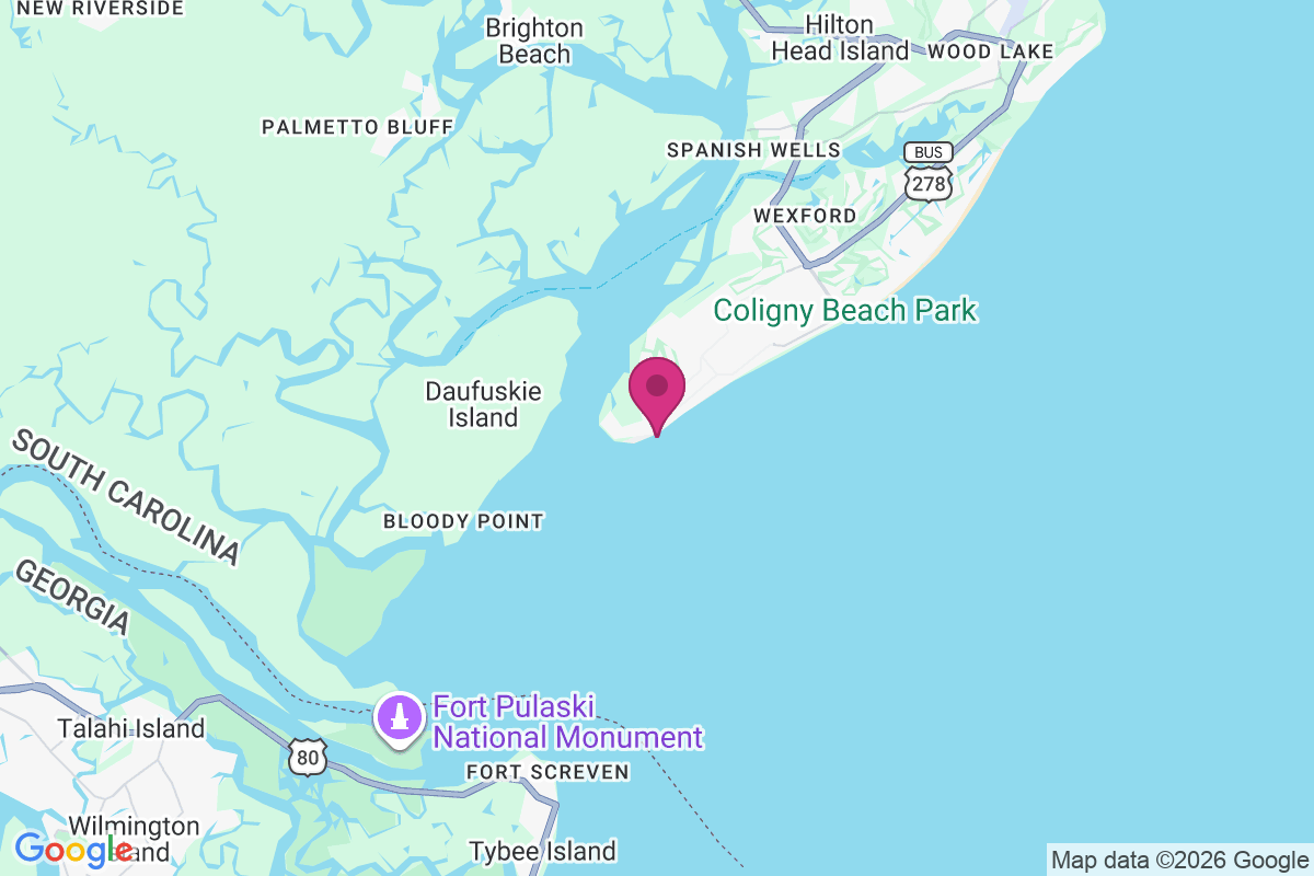 South Sea Pines map