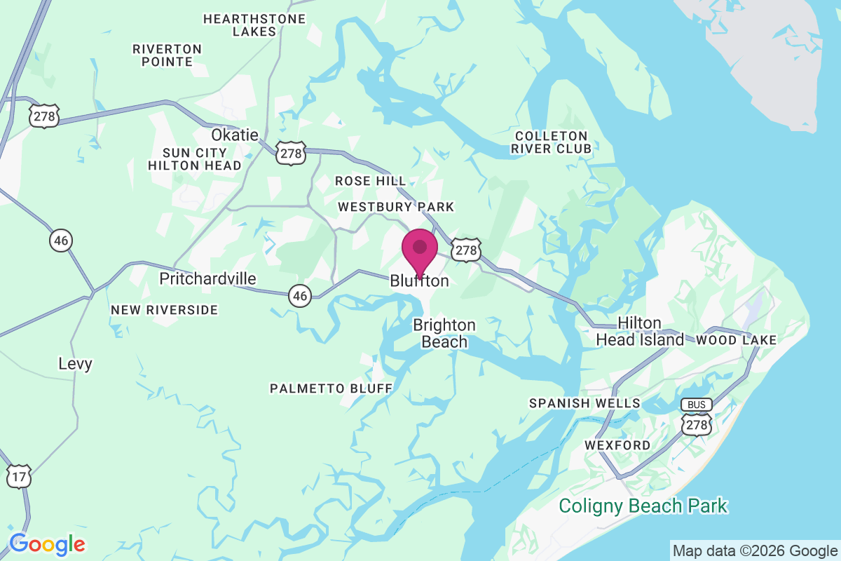 Bluffton map