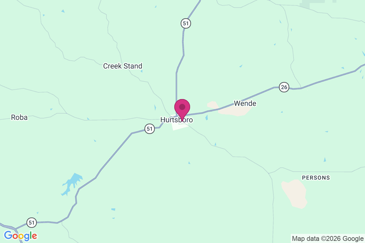 Hurtsboro map