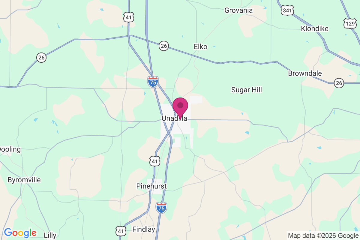 Unadilla map