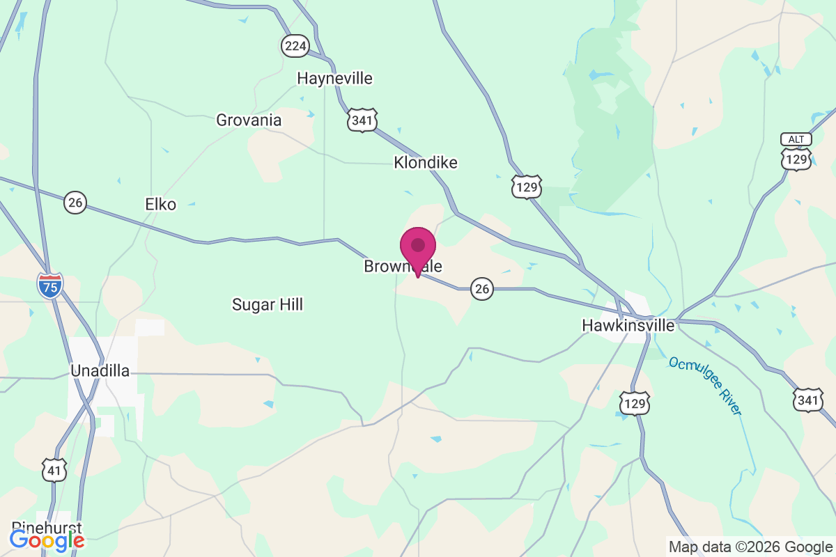 Browndale map