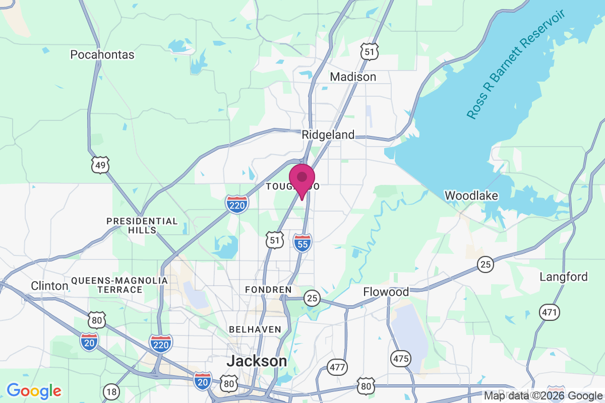Tougaloo map