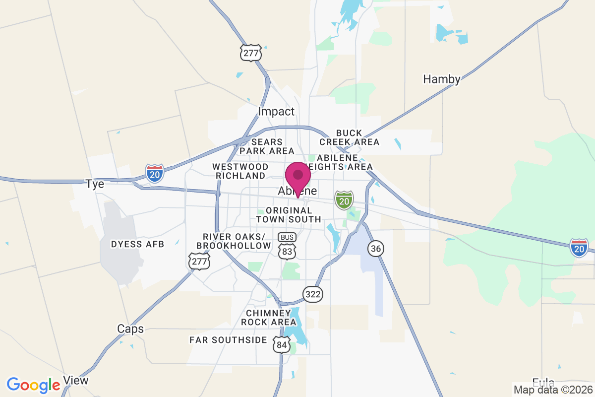 Dyess Afb map