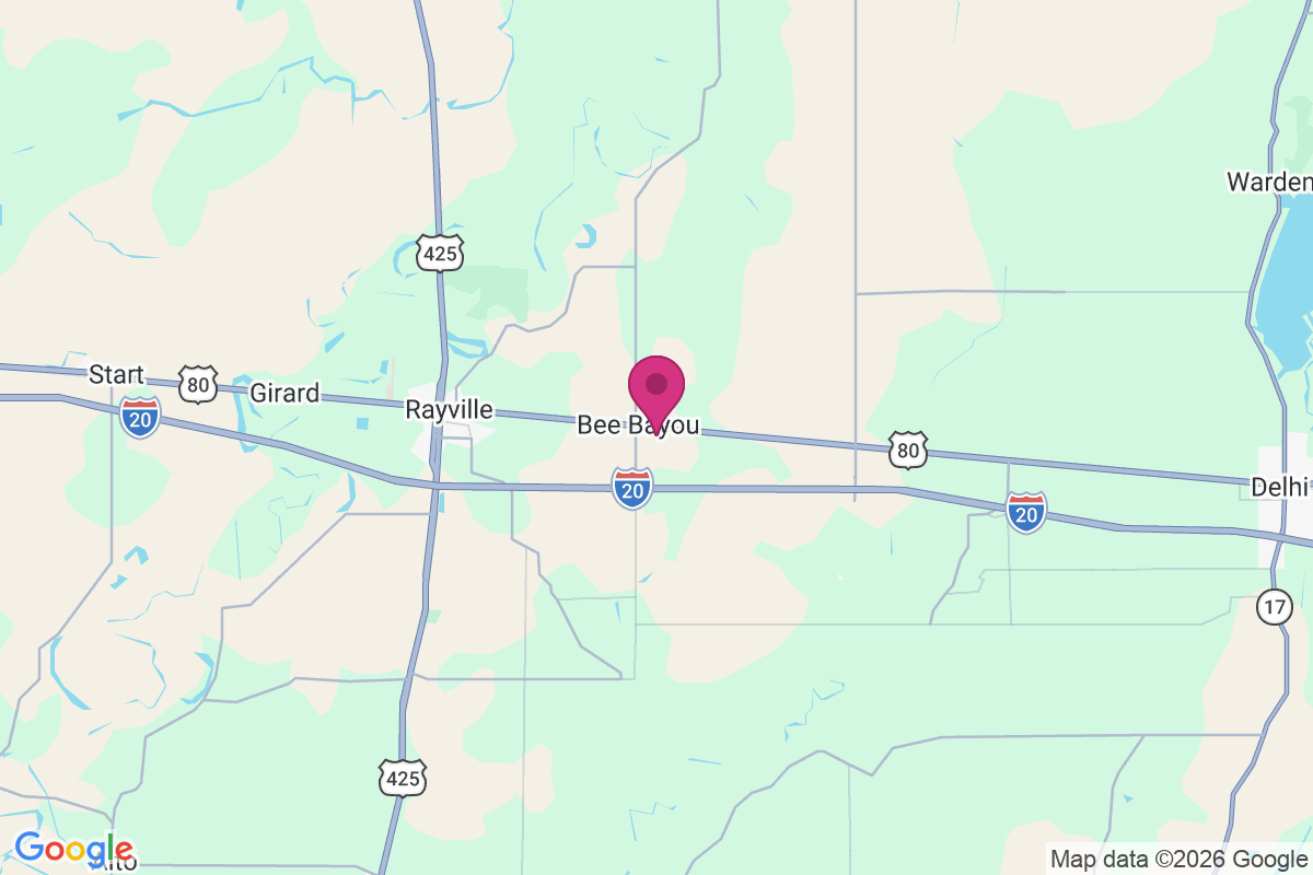Bee Bayou map