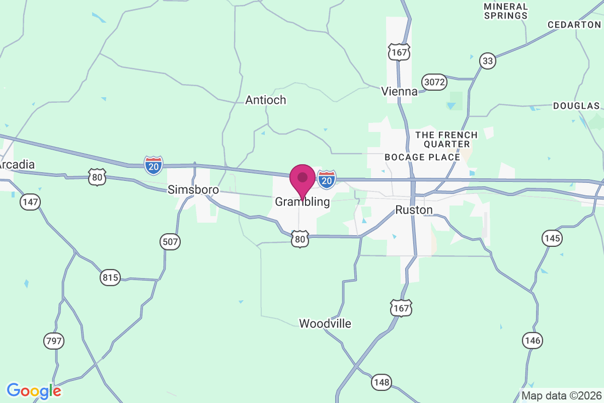 Grambling map