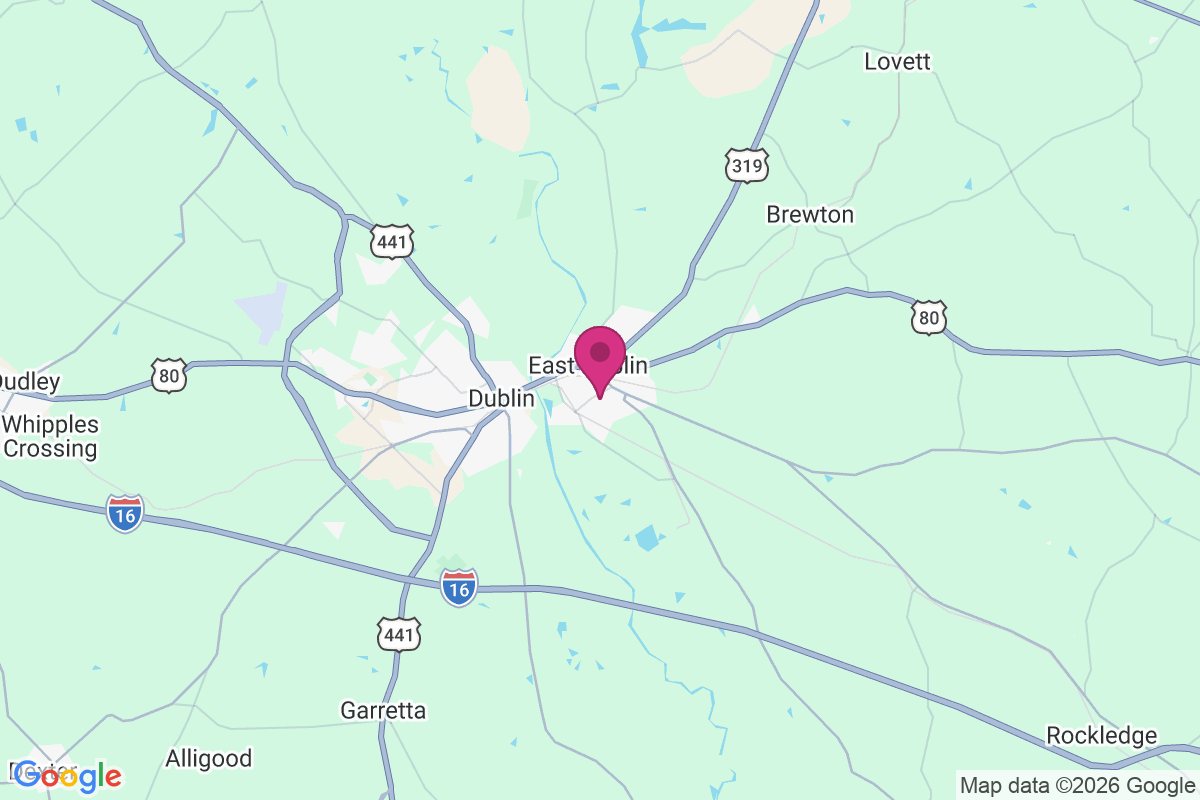 East Dublin map