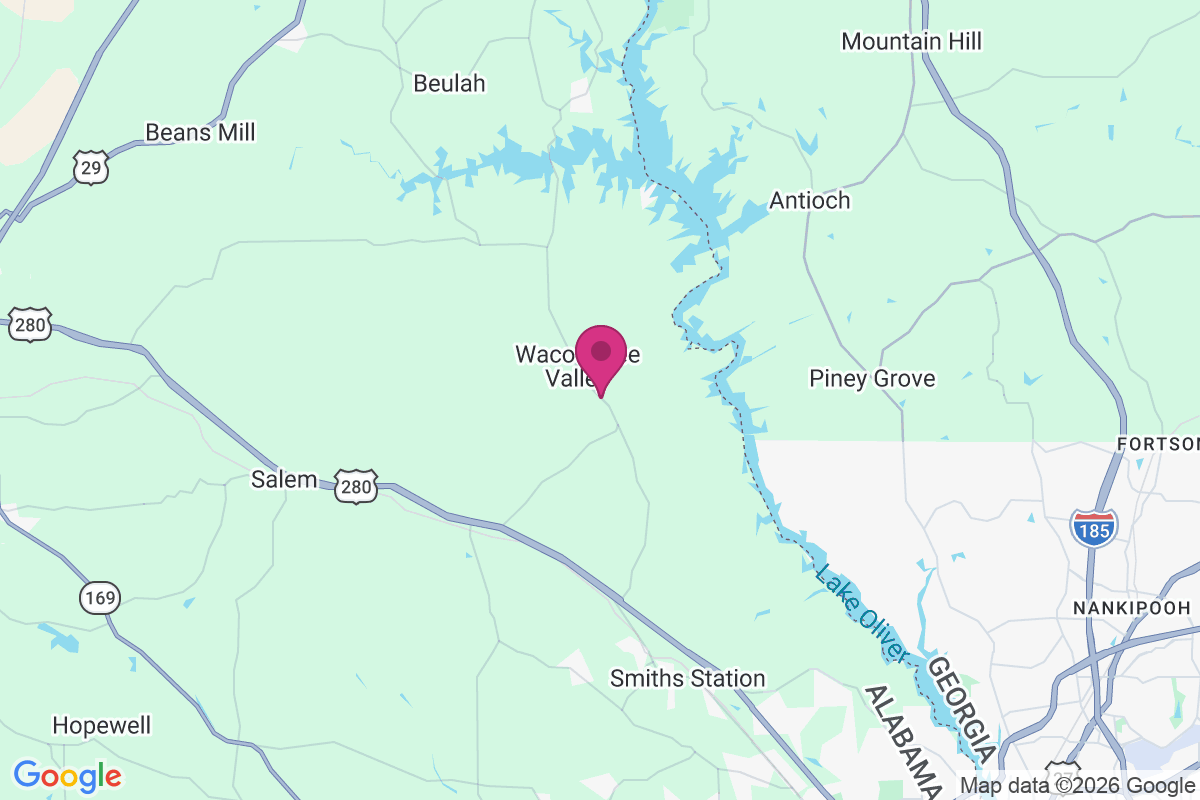 Wacoochee Valley map