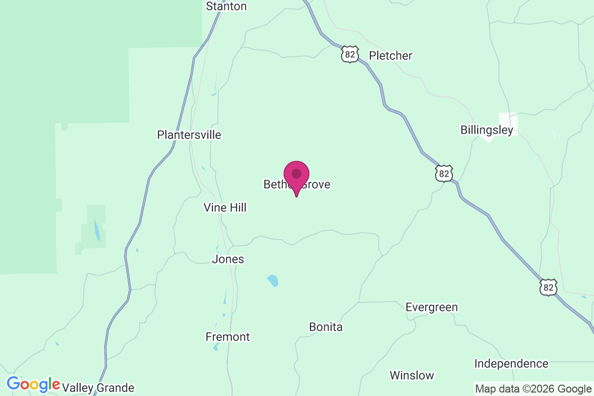Bethel Grove map