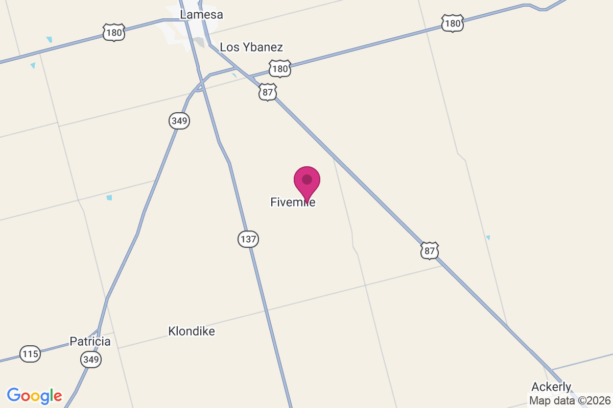 Fivemile map