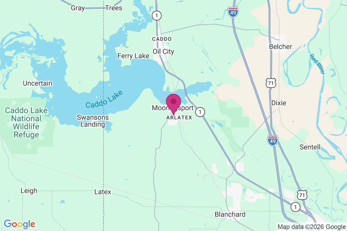Mooringsport map
