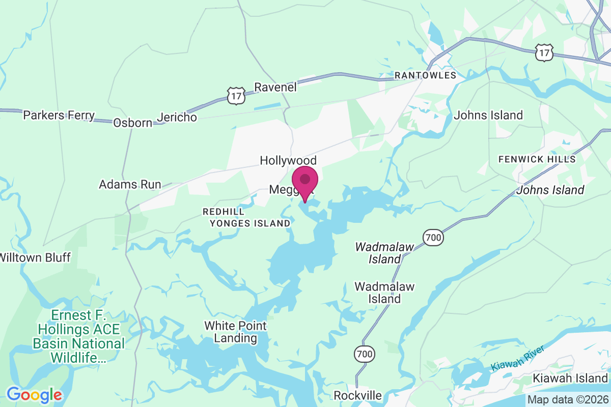 Meggett map