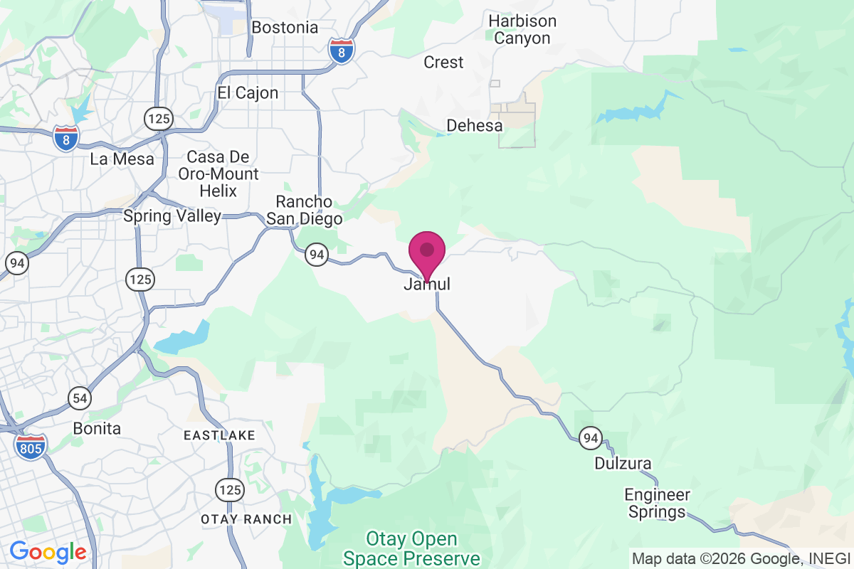 Jamul map