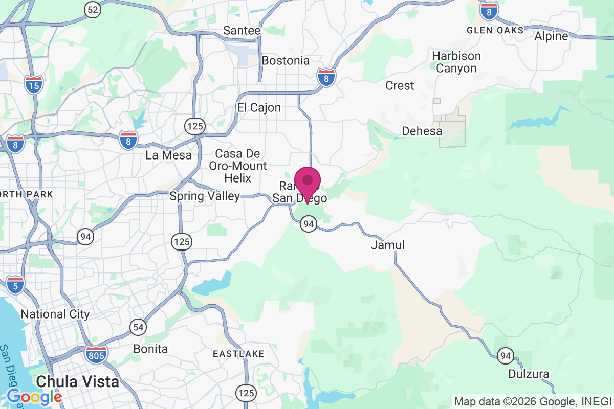Rancho San Diego map